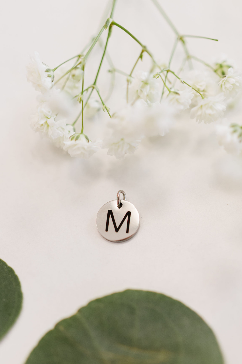 initial necklace charms