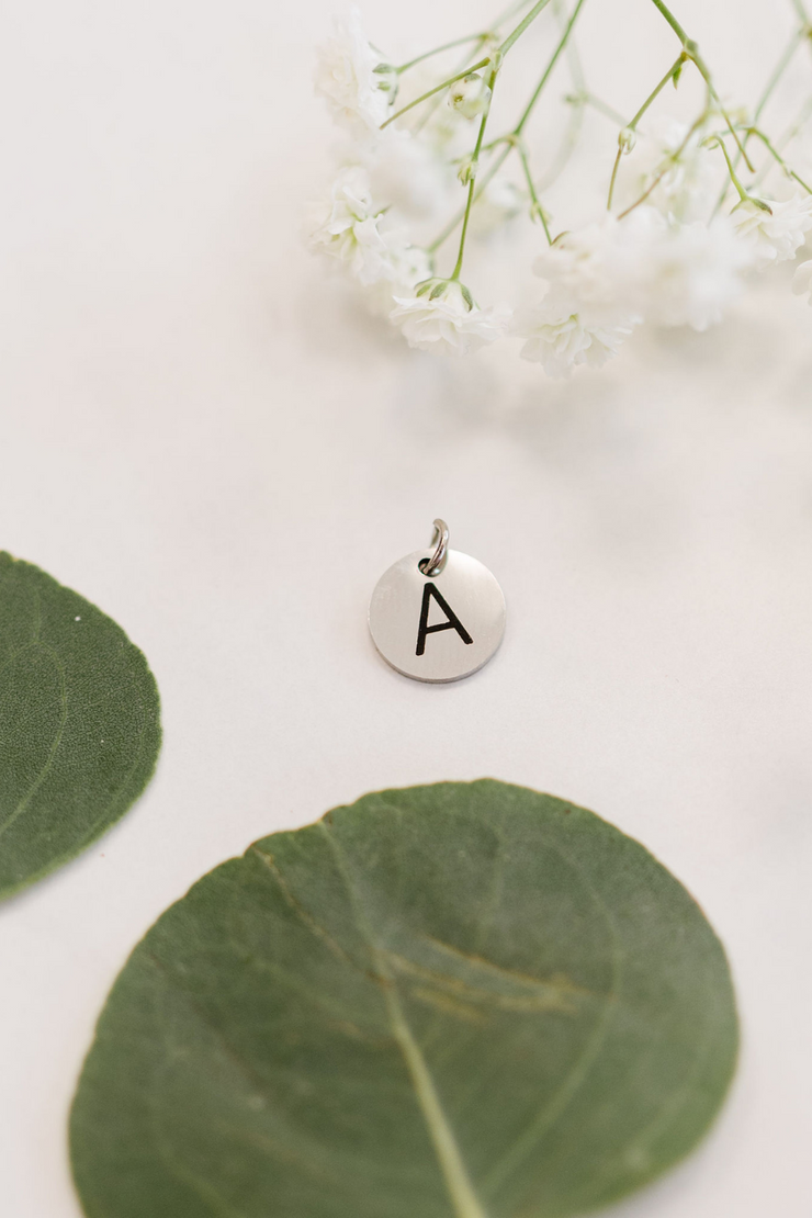 initial necklace charms