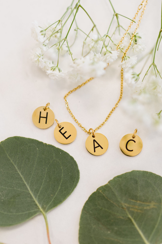 Initial Necklace Charms