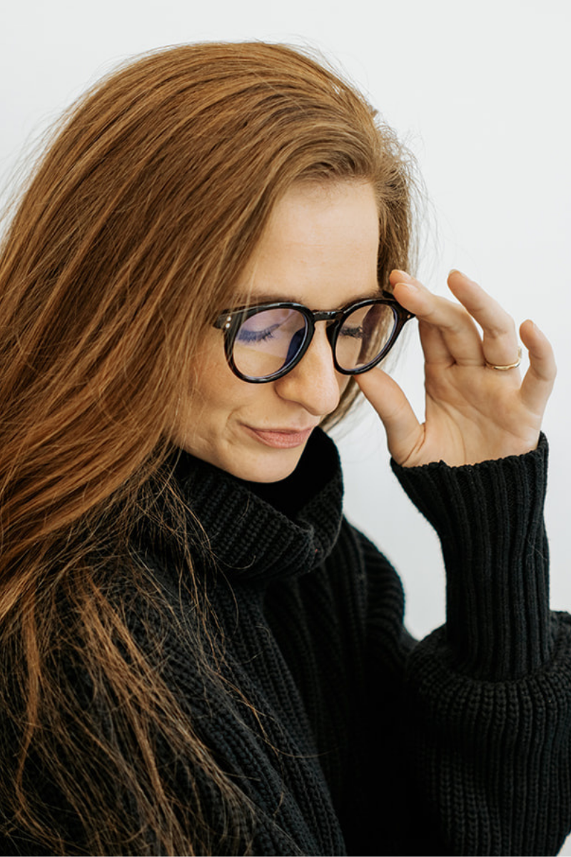 malia blue light glasses