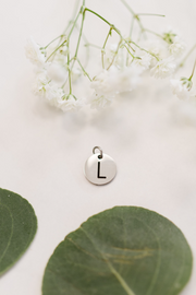 initial necklace charms