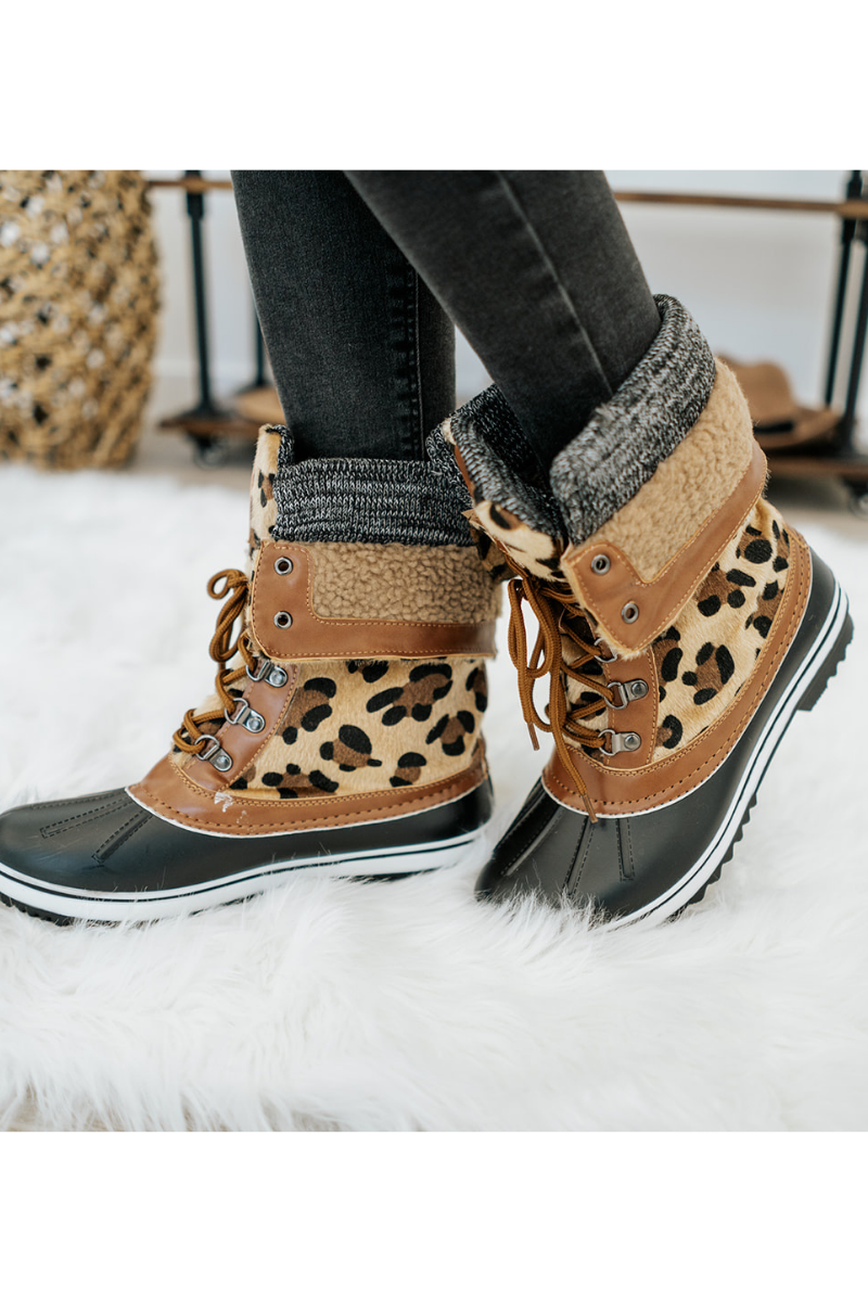 Leopard 2025 duck boot