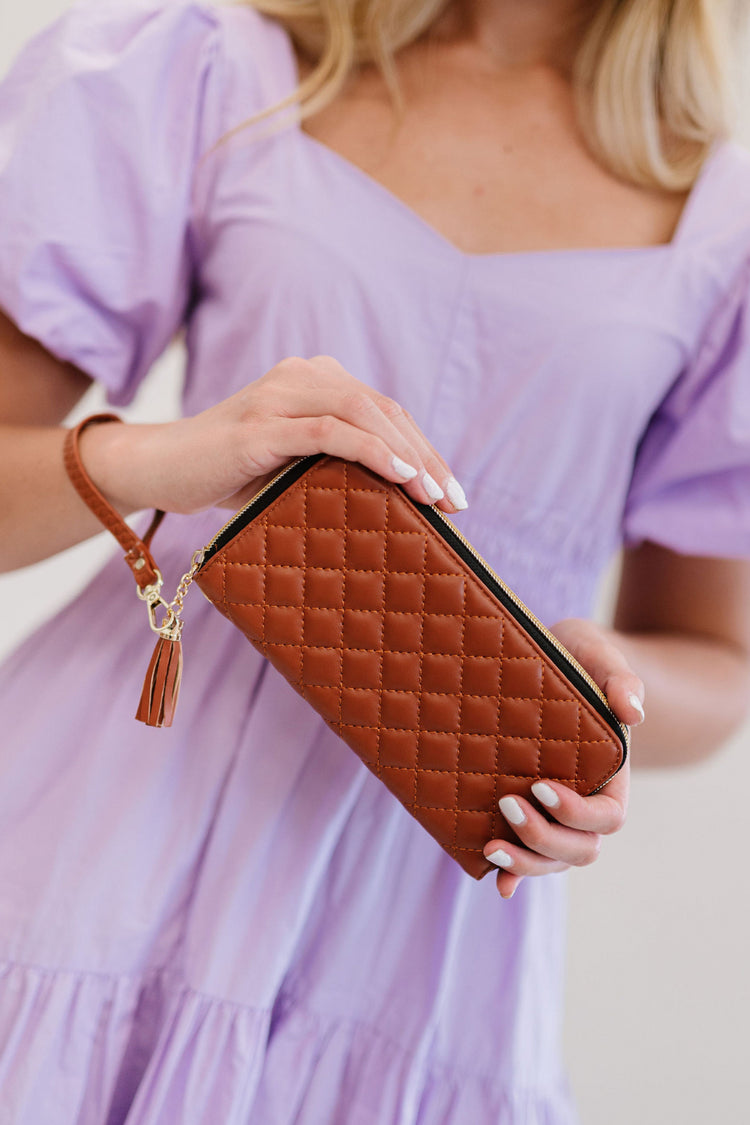 Zara Quilted Wallet modern chic
