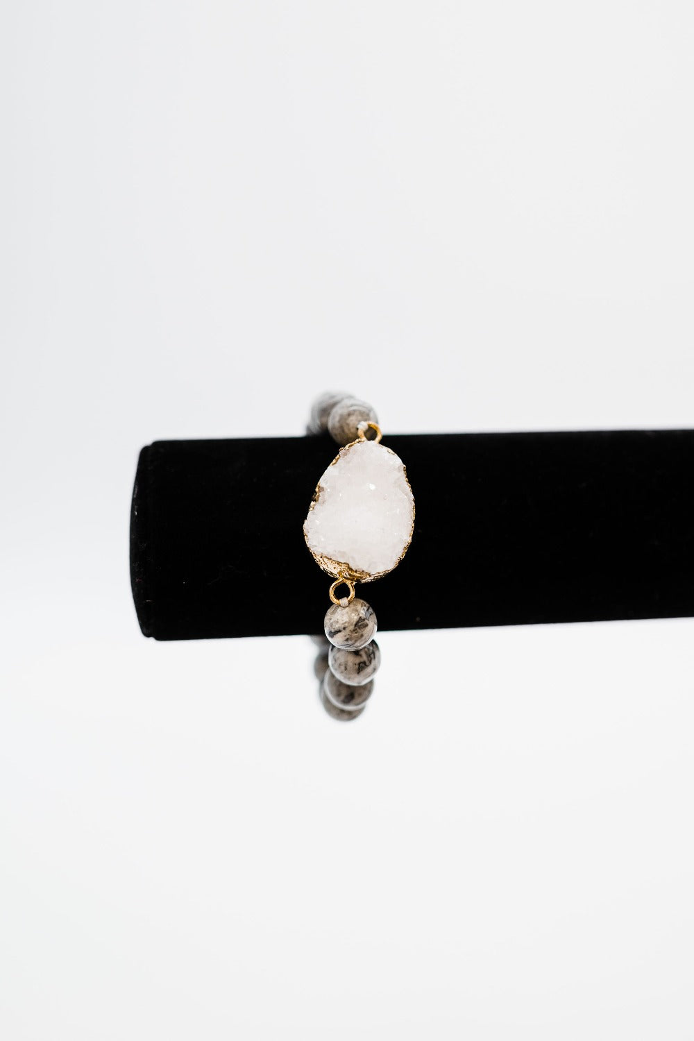 Kimora Beaded Druzy Bracelet - Final Sale
