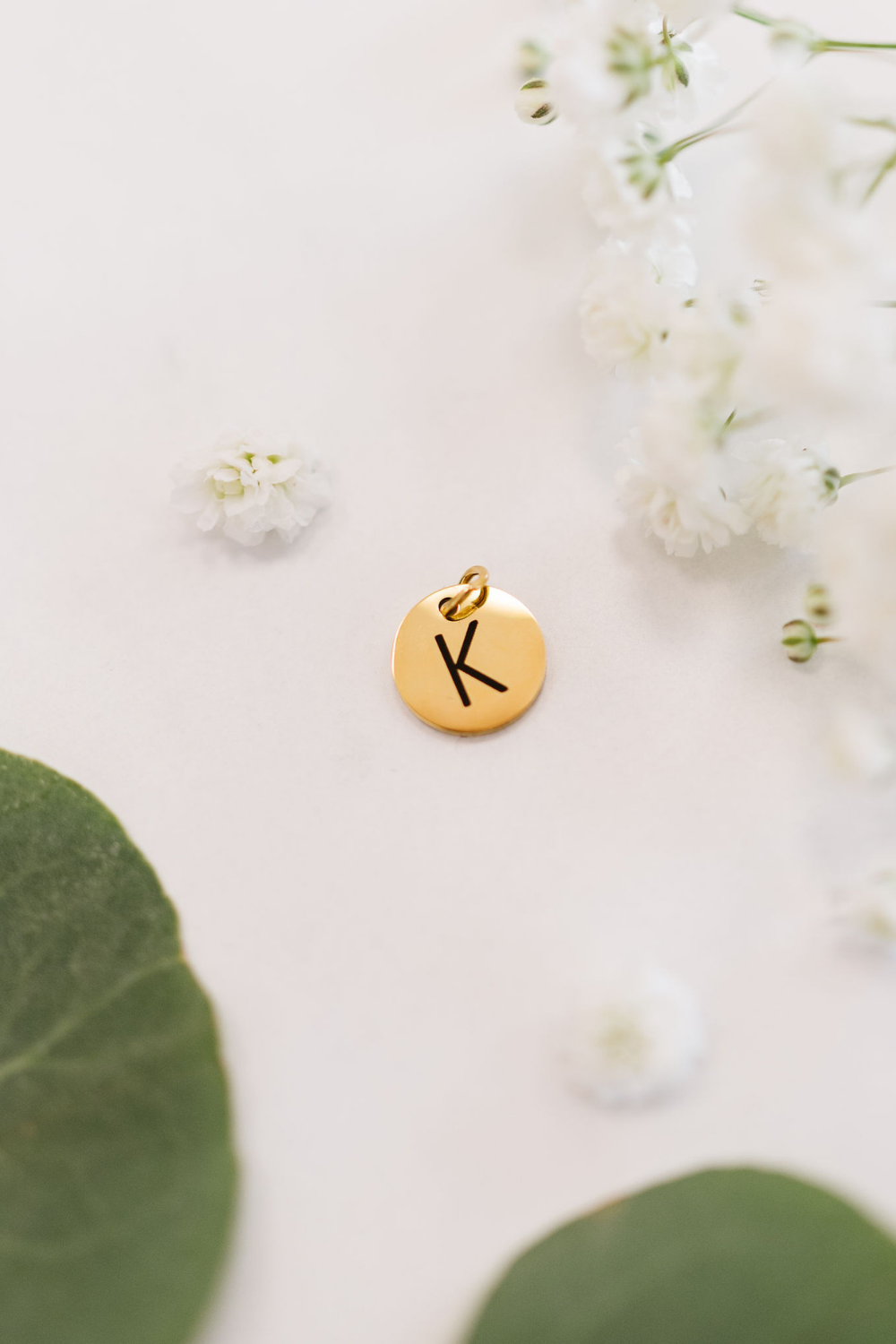 initial necklace charms