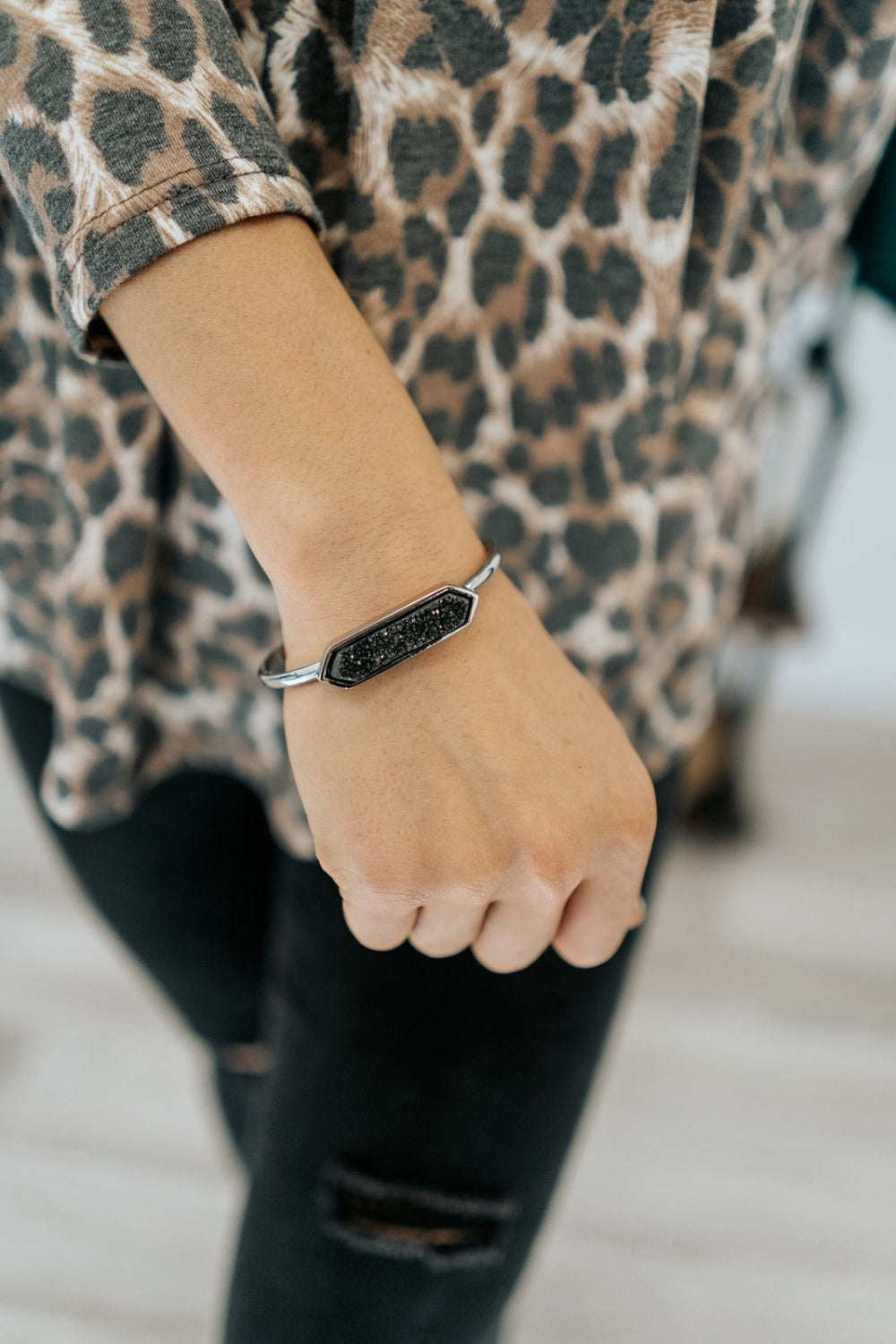 Daphne Druzy Cuff Bracelet - Final Sale