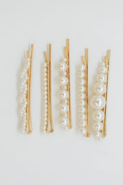 adeline pearl hair clip set