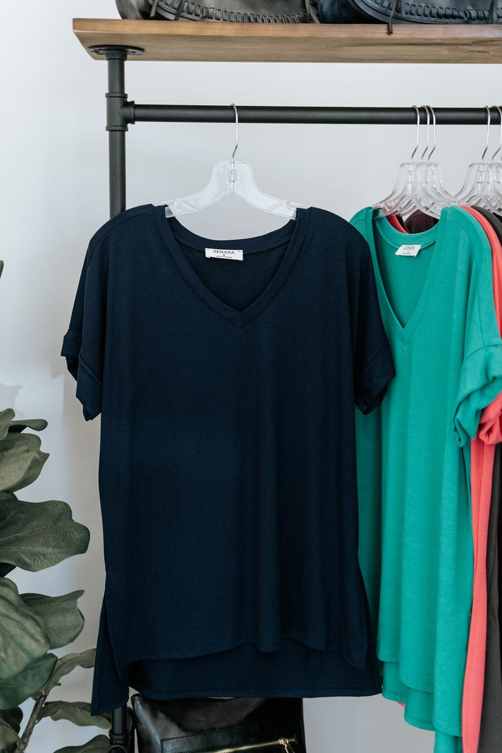 Amy V-Neck Tee - Final Sale