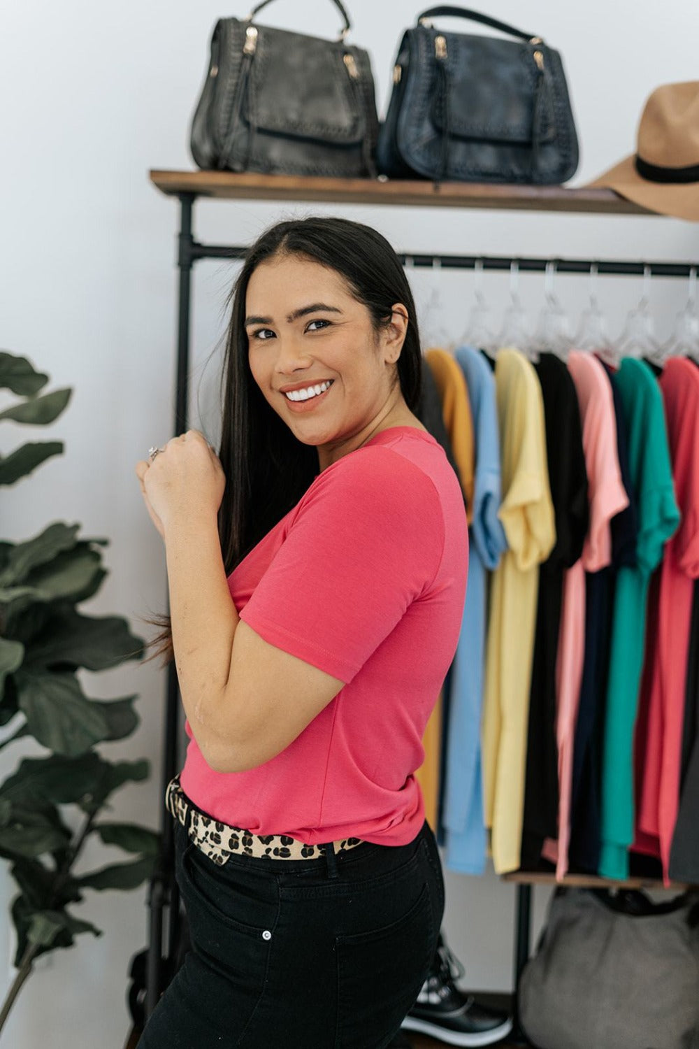 Stephanie Basic Tee - Final Sale