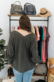 capri v-neck sweater - final sale