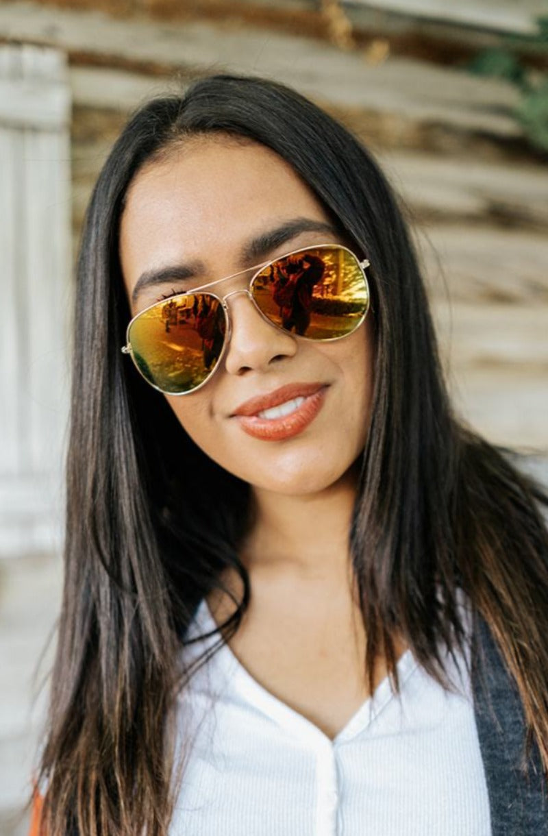 Adrienne Aviator Sunglasses