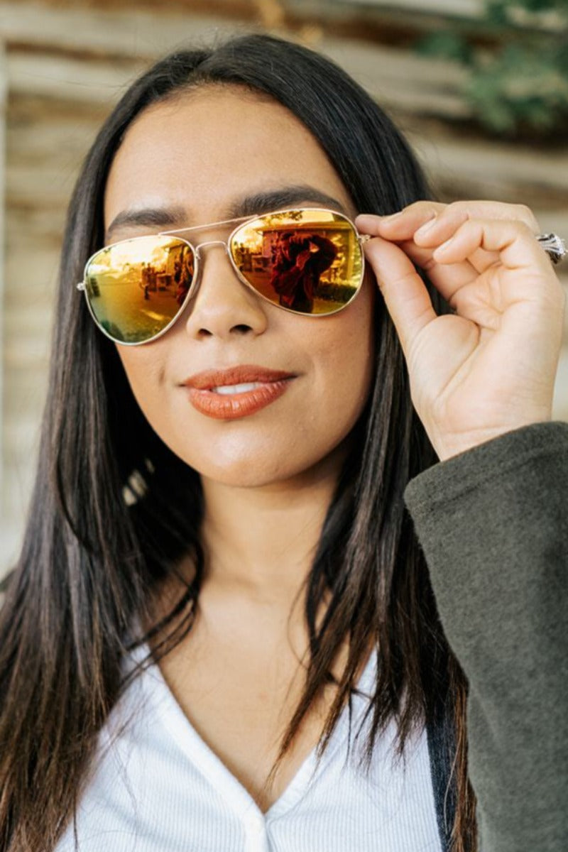 Adrienne Aviator Sunglasses