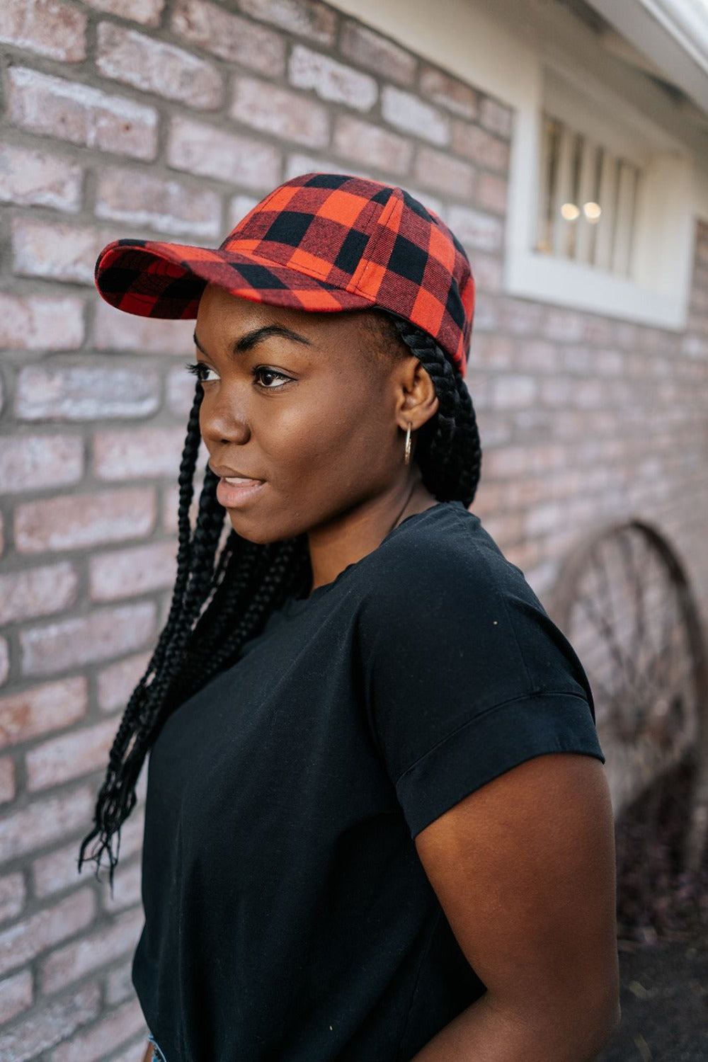 Alder Buffalo Plaid Baseball Cap - Final Sale