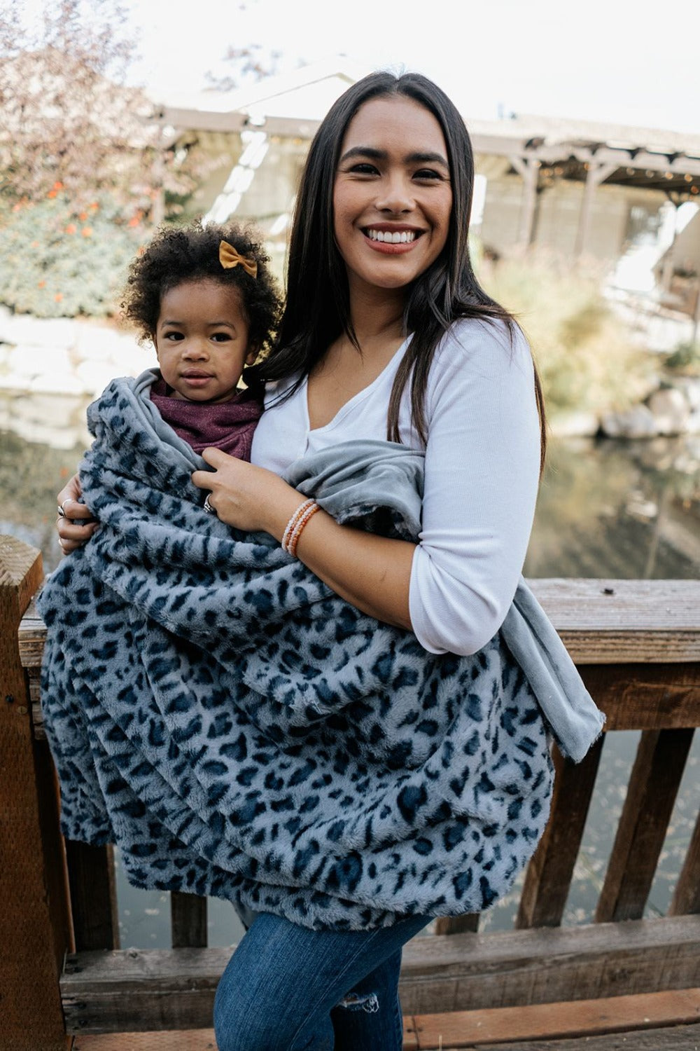 Sadie Leopard Print Blanket - Final Sale
