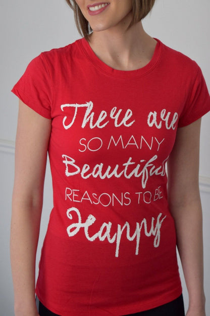 Beautiful Reasons Print Top - Final Sale