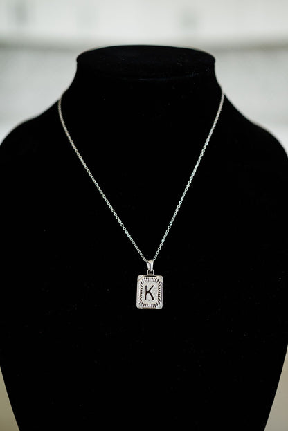Selena Initial Pendant Necklace