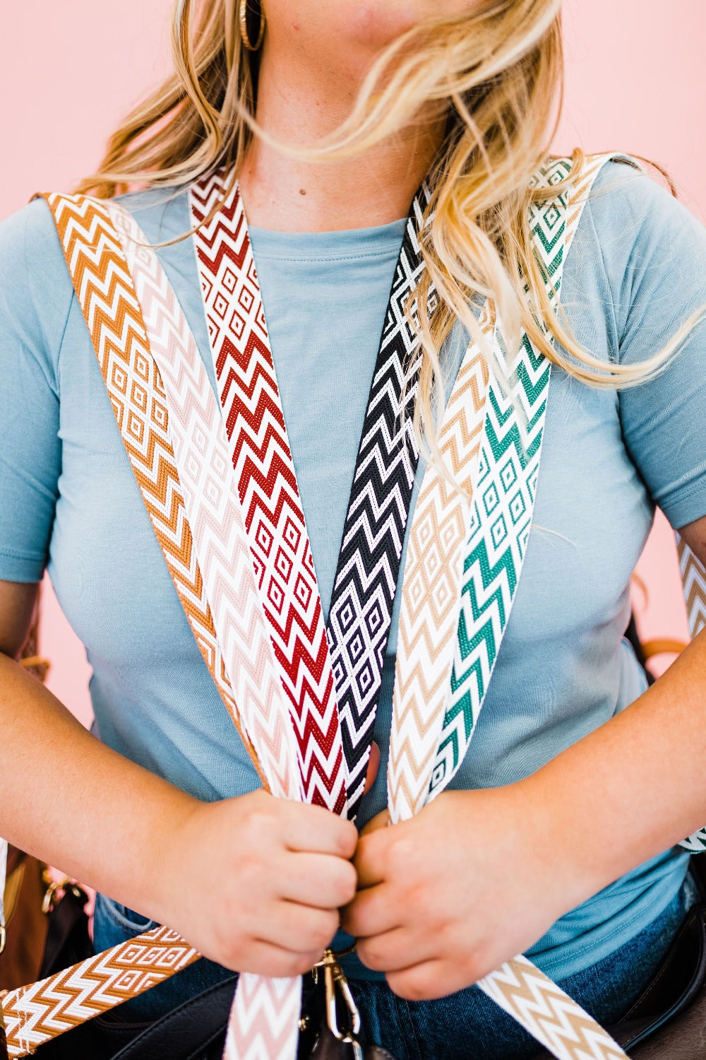 Jaelynn Chevron Adjustable Bag Strap