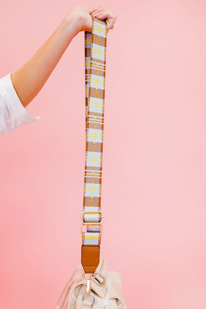 Raquel Plaid Adjustable Bag Strap