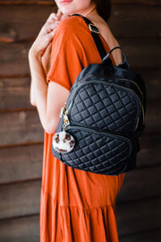 ettie mini quilted backpack - final sale
