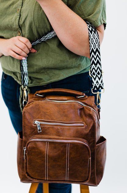 Jaelynn Chevron Adjustable Bag Strap