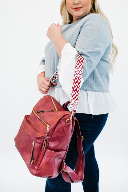 Jaelynn Chevron Adjustable Bag Strap