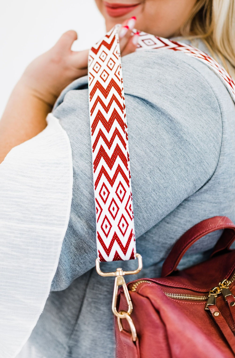 Jaelynn Chevron Adjustable Bag Strap