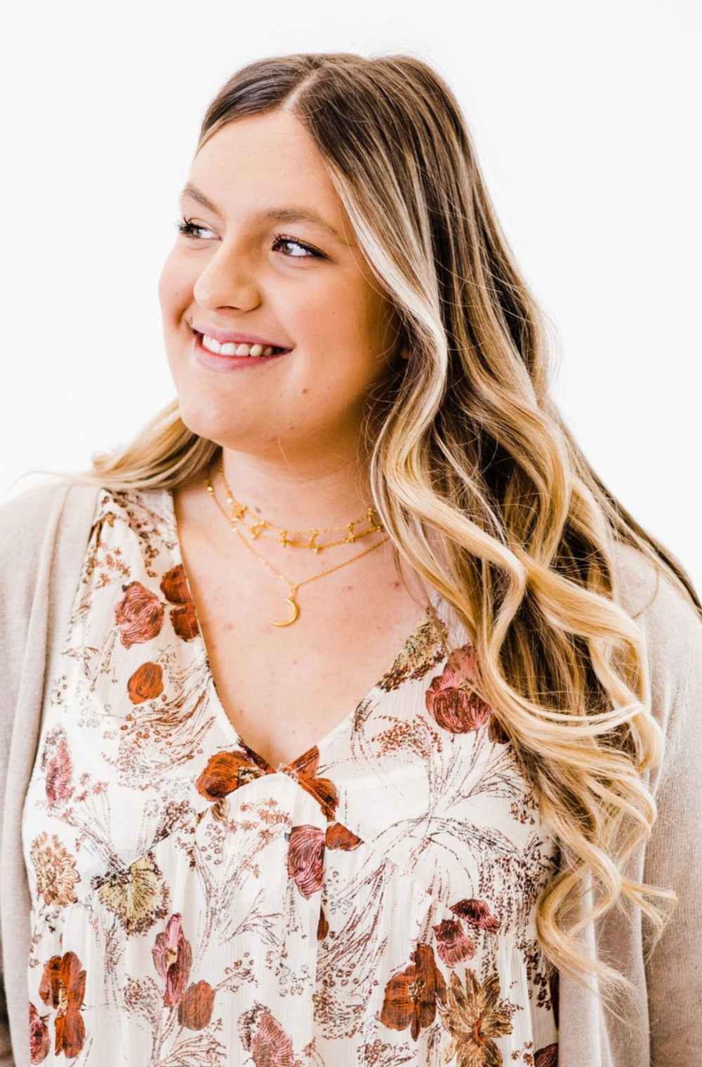 feyre moon + stars necklace