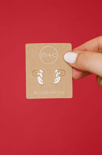 Dawn Rhinestone Crawler Earrings