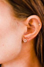 judith circle earrings