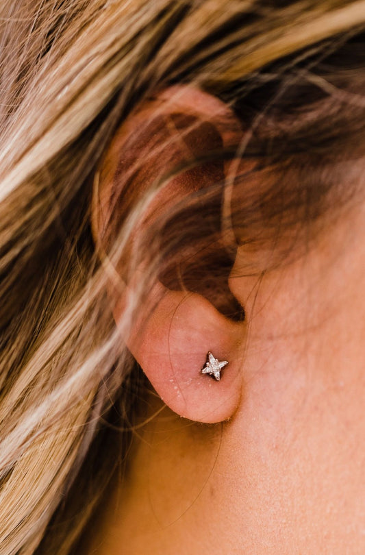 Cecily Star Stud Earrings