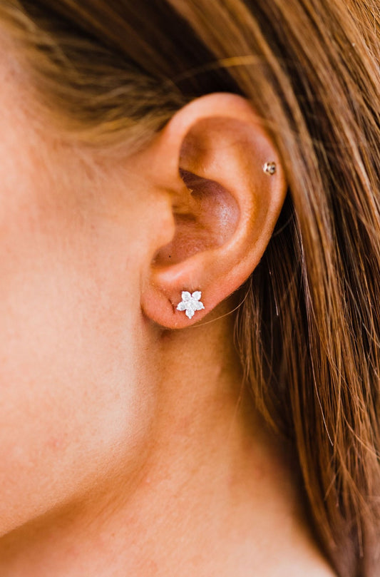 Fiona Flower Stud Earrings