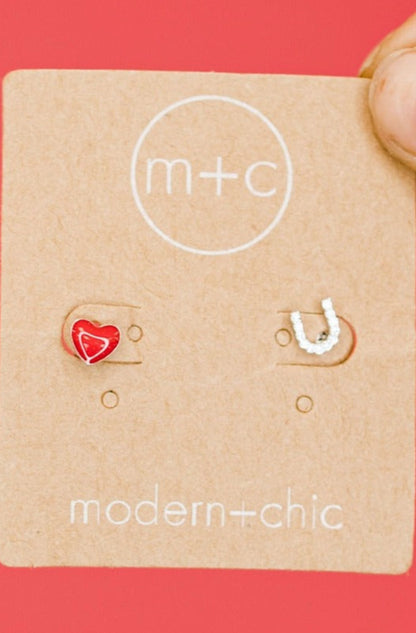 Love U Stud Earrings