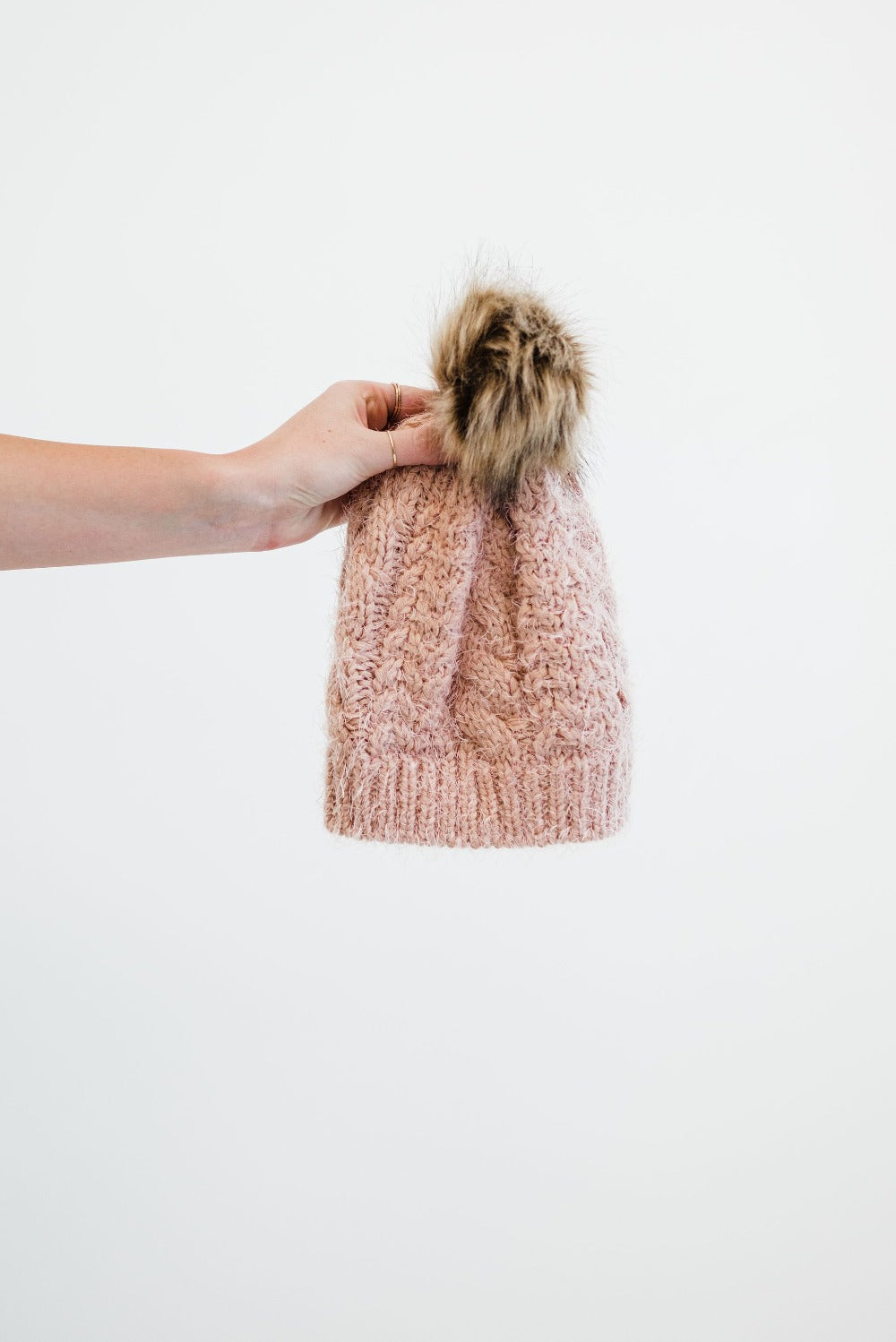 Amber Mohair Knit Beanie - Final Sale