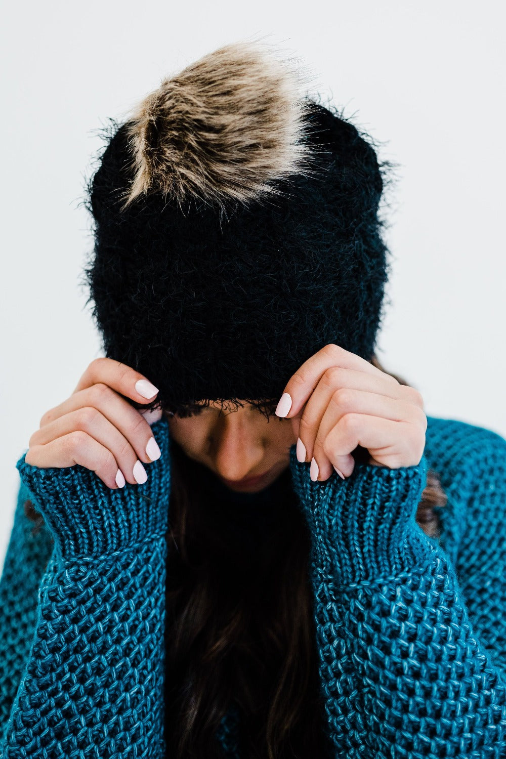 Amber Mohair Knit Beanie - Final Sale