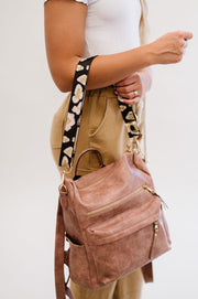 jenna adjustable leopard print bag strap