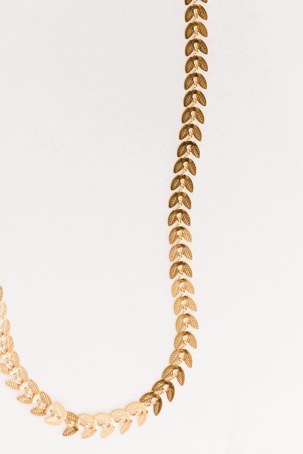 laurel leaf necklace