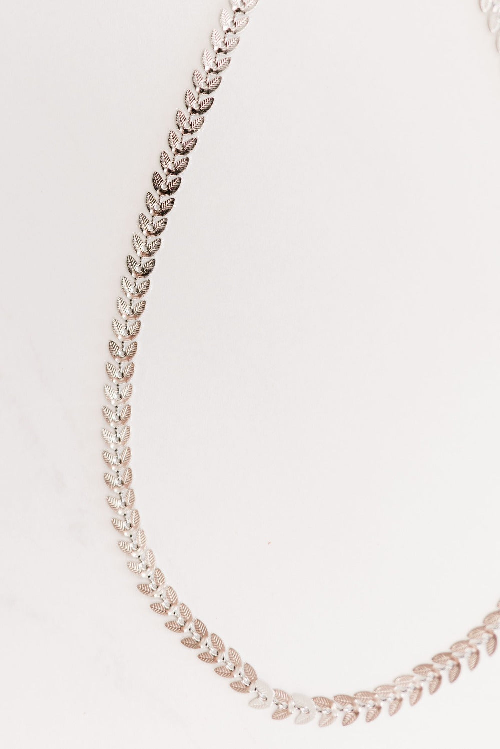 laurel leaf necklace