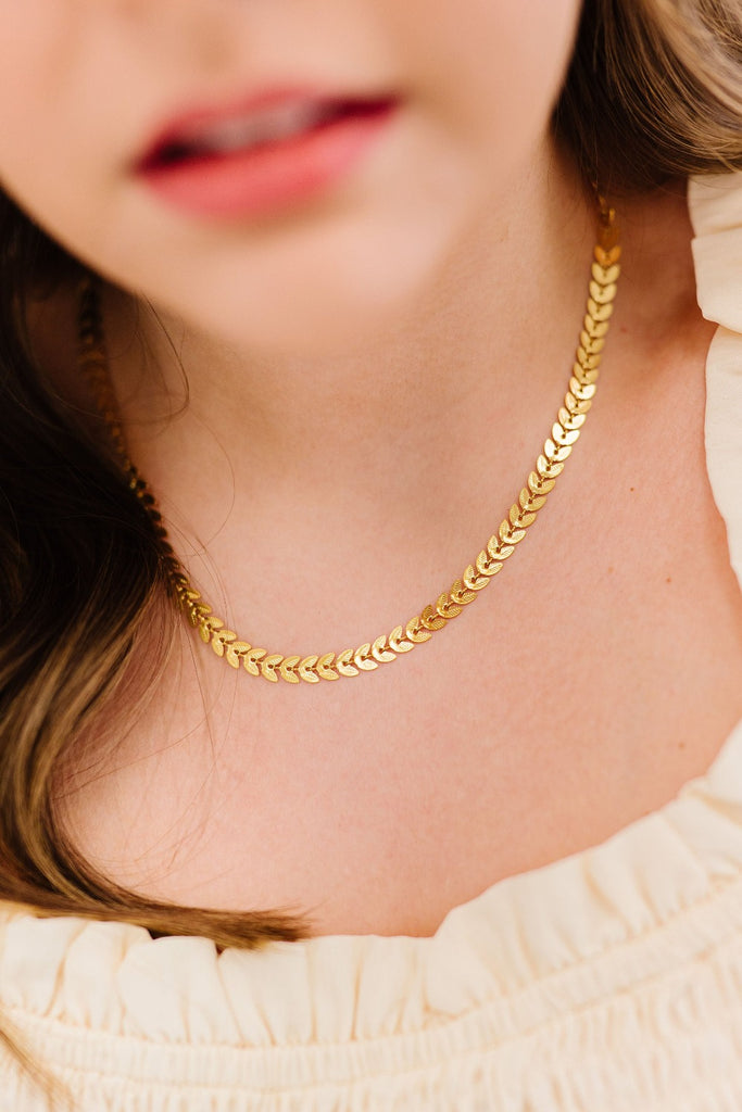 Laurel Monogram Necklace