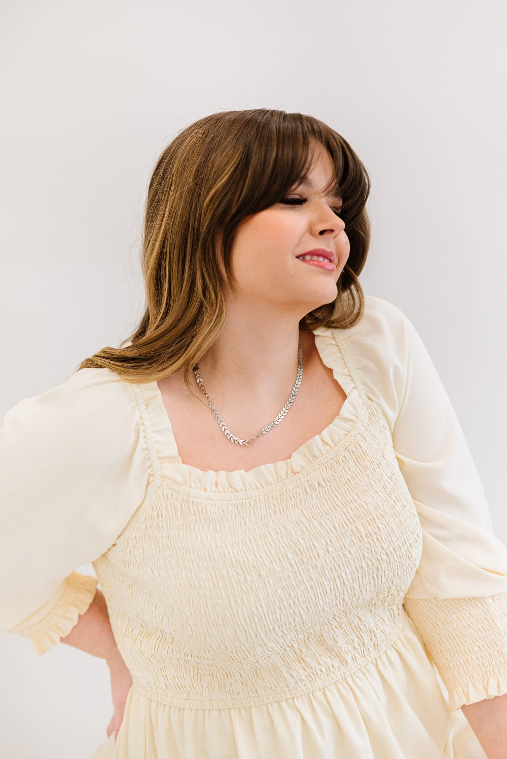 laurel leaf necklace