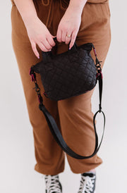 riley quilted convertible bag - final sale