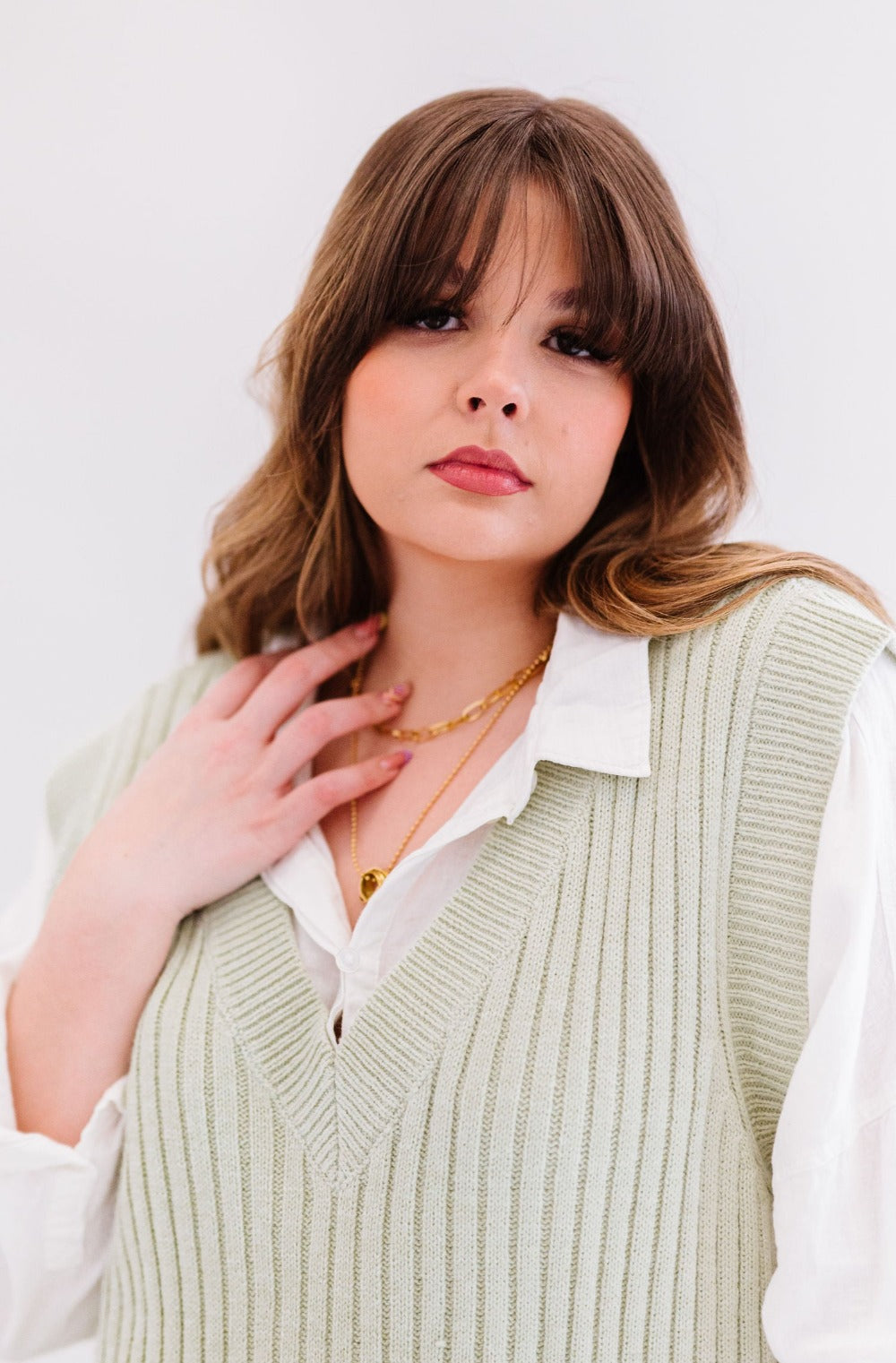 halle layered necklace