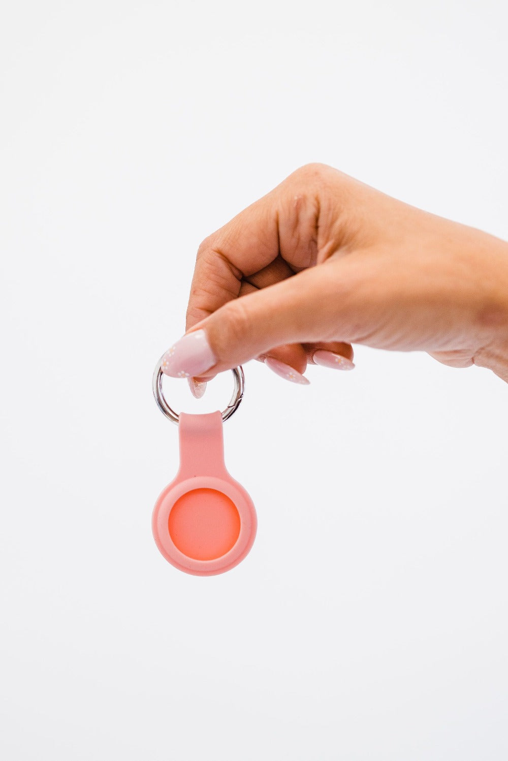 bowie silicone airtag keychain