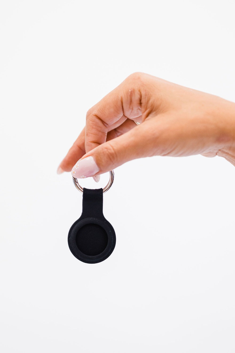 bowie silicone airtag keychain