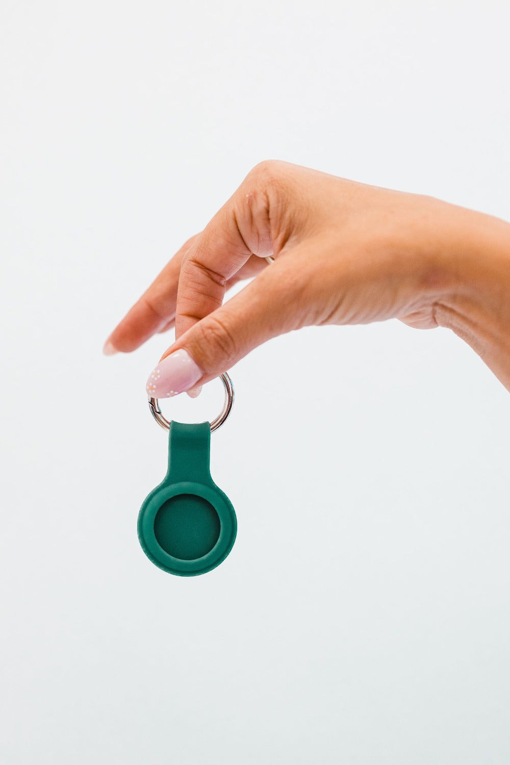 bowie silicone airtag keychain