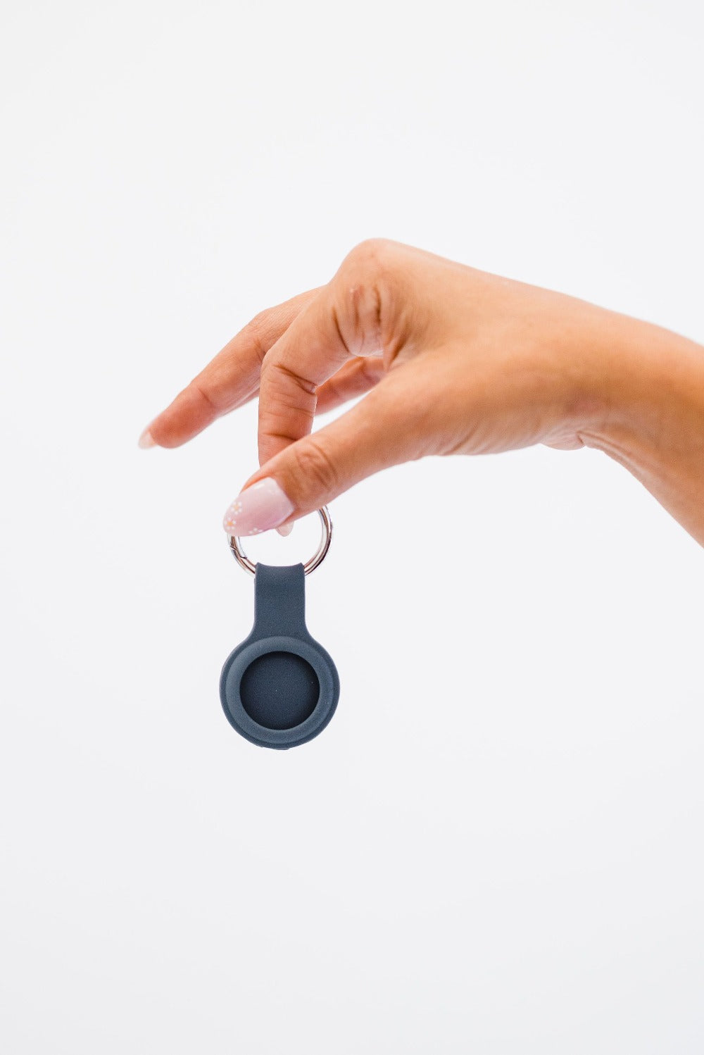 bowie silicone airtag keychain