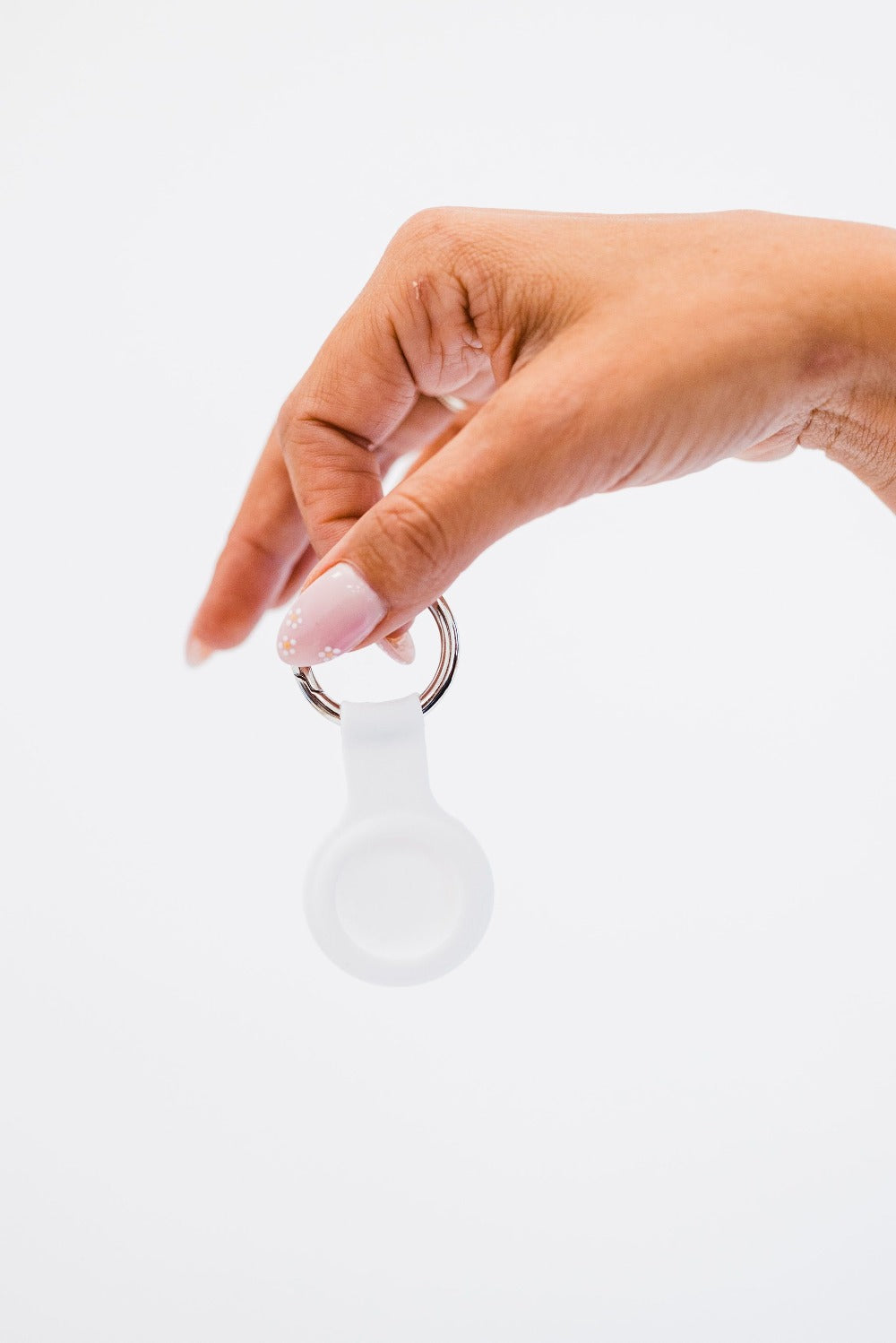 bowie silicone airtag keychain