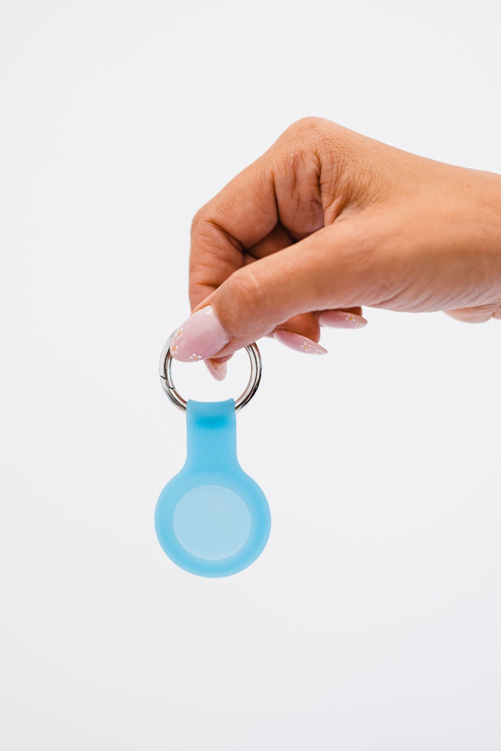 bowie silicone airtag keychain