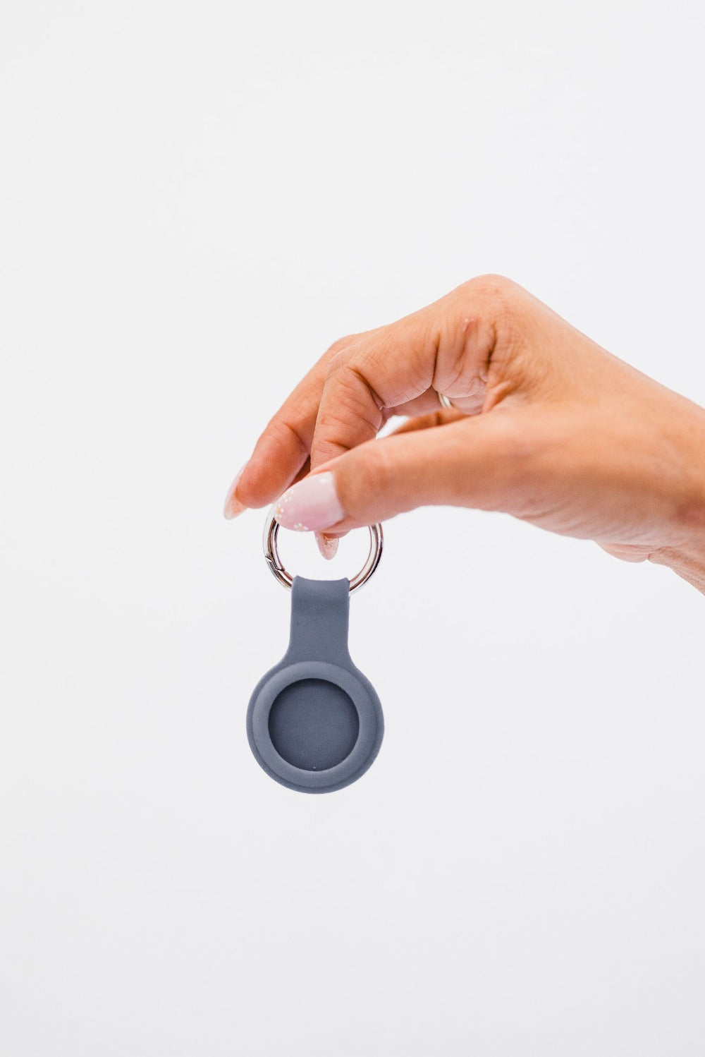 bowie silicone airtag keychain