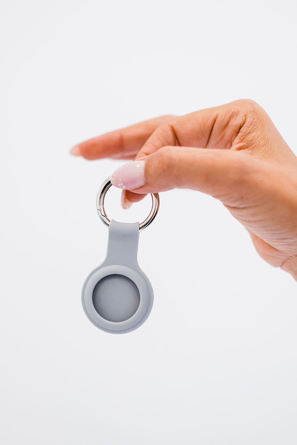 bowie silicone airtag keychain