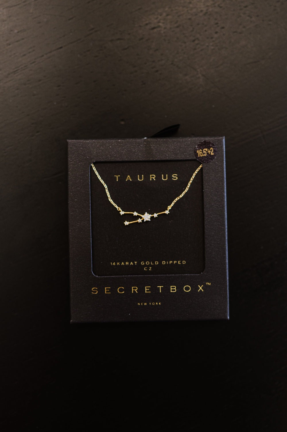 rhinestone star sign necklace